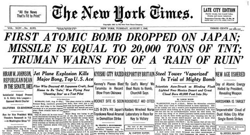 1945-08-07-New-York-Times-headline